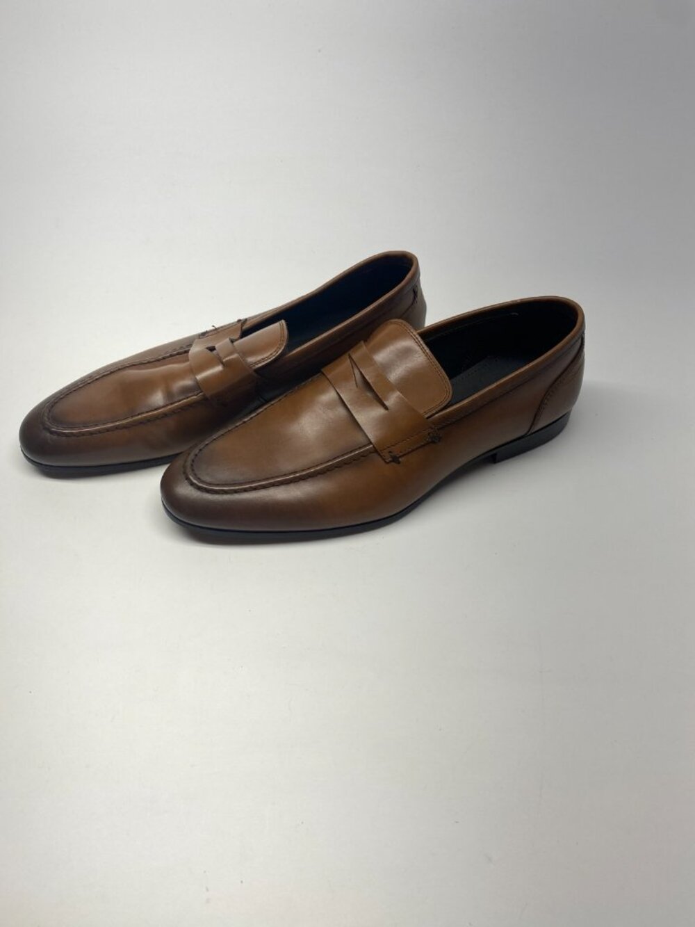 To Boot New York Mens Ronny Bruciato Leather Loafers Sz 8